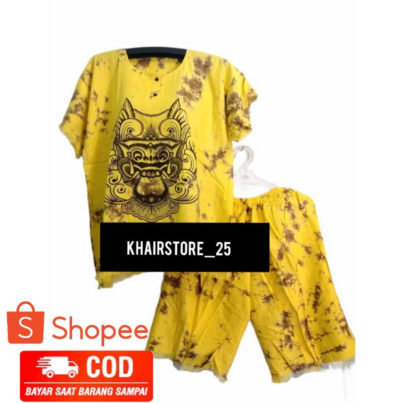 Setelan Barong Bali Anak 1-9 tahun S M L XL | Baju Barong Bali Anak | Kaos Anak | Baju Anak | Setela