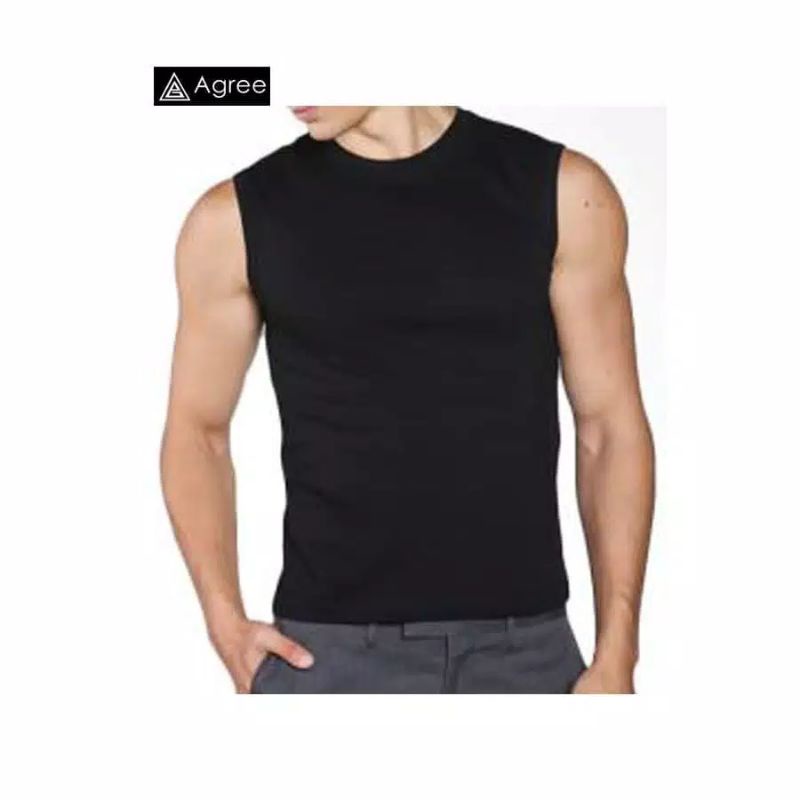 KAOS DALAM PRIA AGREE OBLONG TANPA LENGAN / TANKTOP AGREE