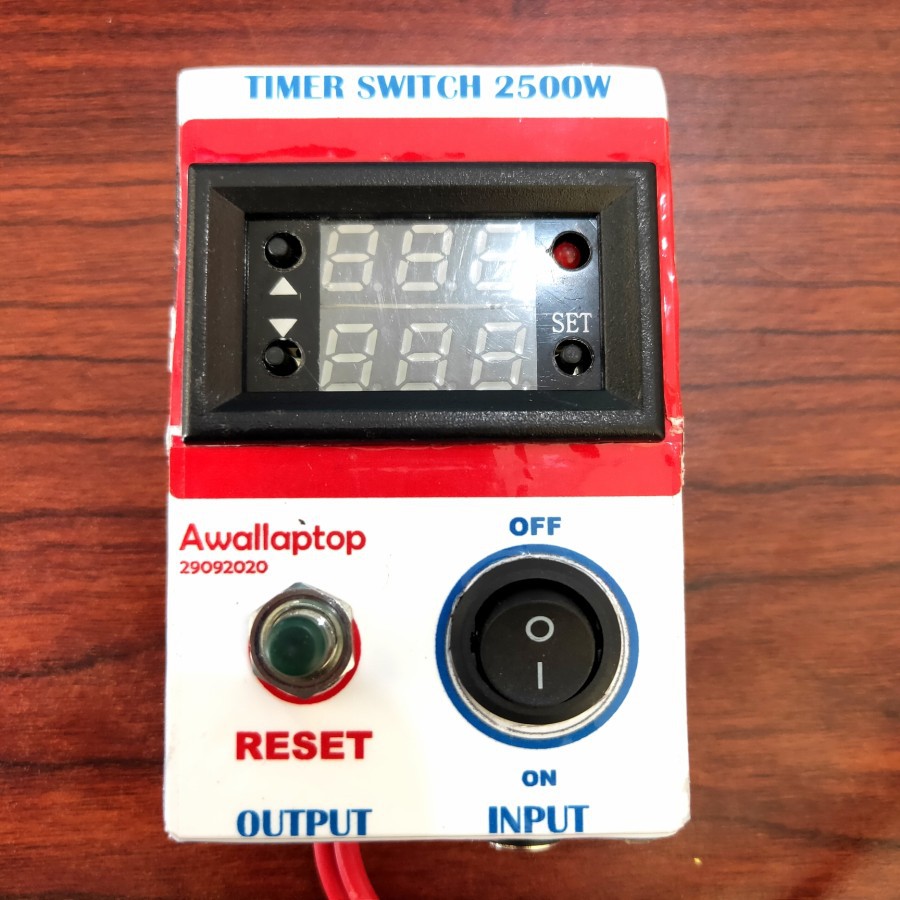 timer relay switch AC 220v DC 12V 999 detik 999 menit timer digital