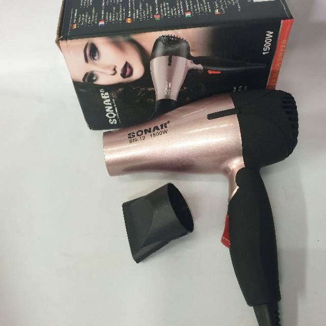 Hairdyer rambut sonar,hairdryer mini yang alat pengering rambut salon yamg bisa dilipat sn-12