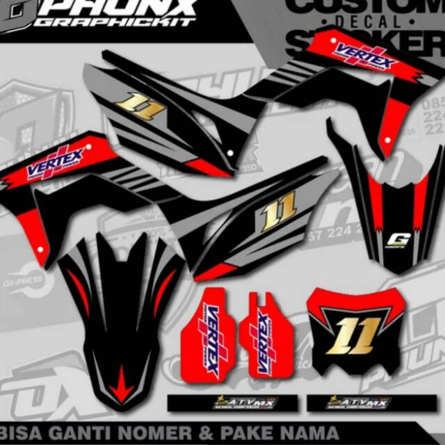 Stiker decal crf full body vertex