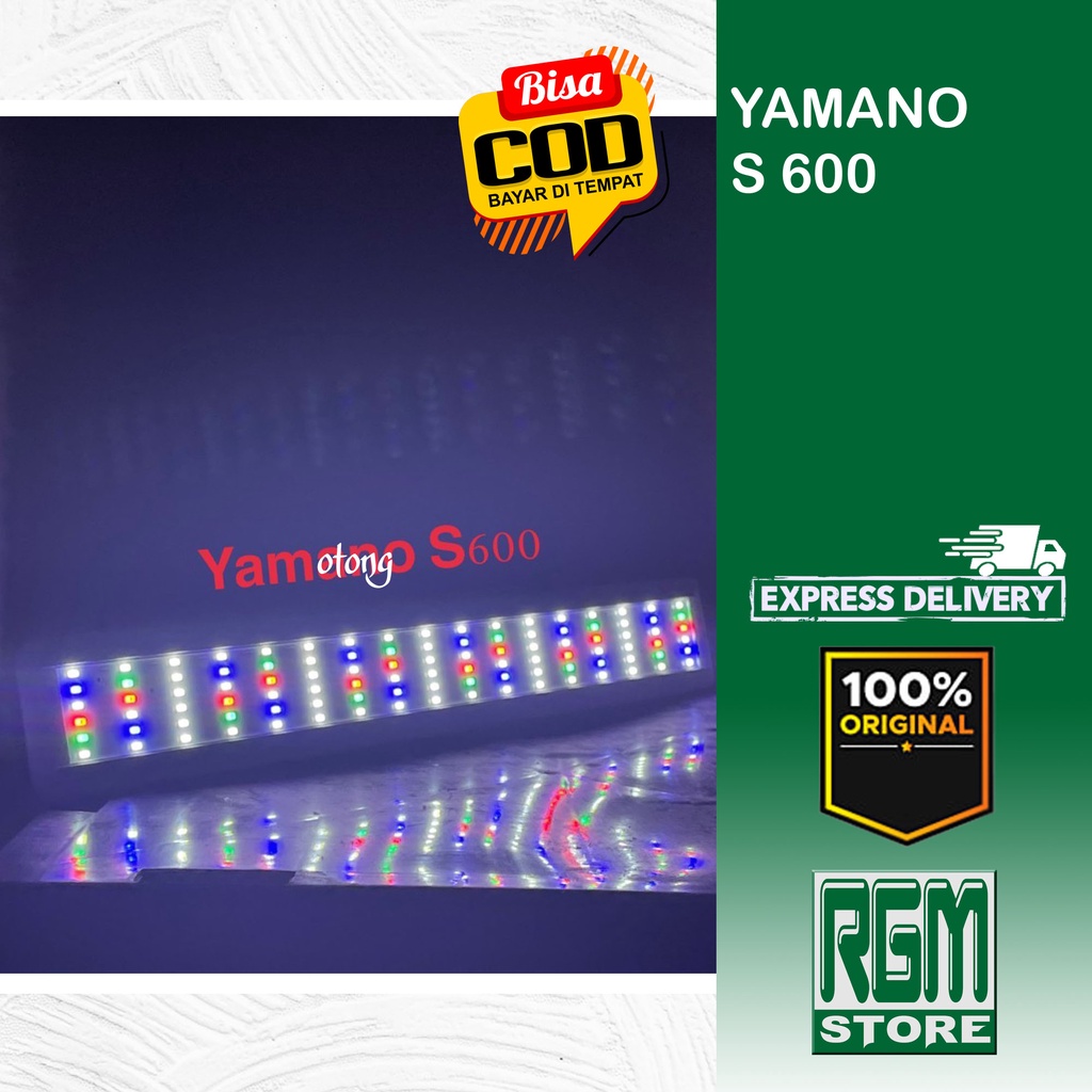 YAMANO S600 S 600 Lampu Led Aquarium Aquascape Akuarium WRGB