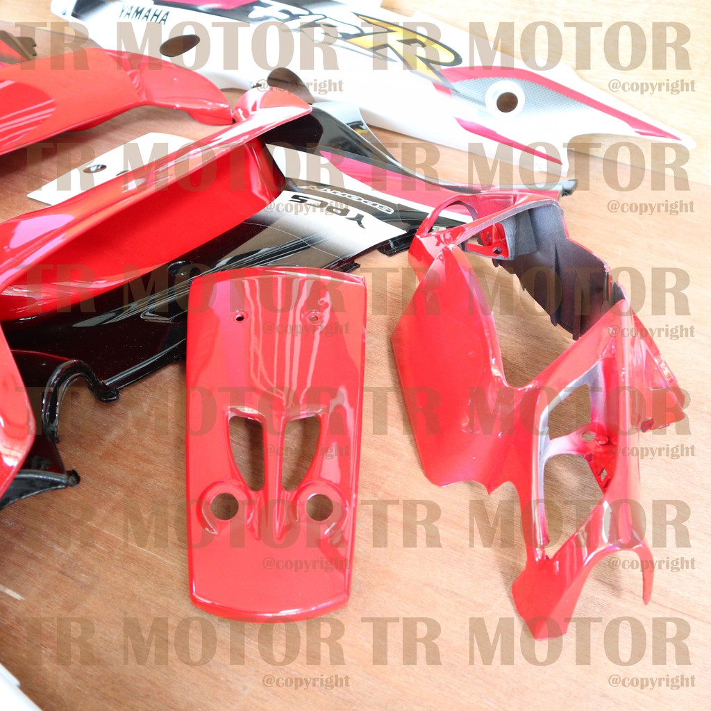 Cover Body Fizr F1zr Sporty Merah Putih Full Set Halus Cover Bodi Yamaha Fiz r