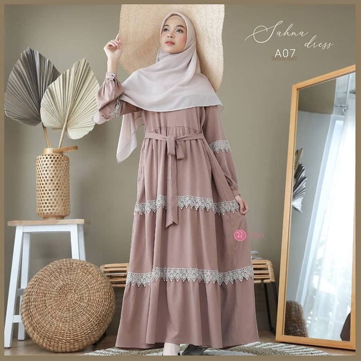 SAHNA DRESS [COD] - Gamis Remaja  Gamis Jumbo  Drss Muslim  Dress Kondangan  Gamis Terbaru 2021