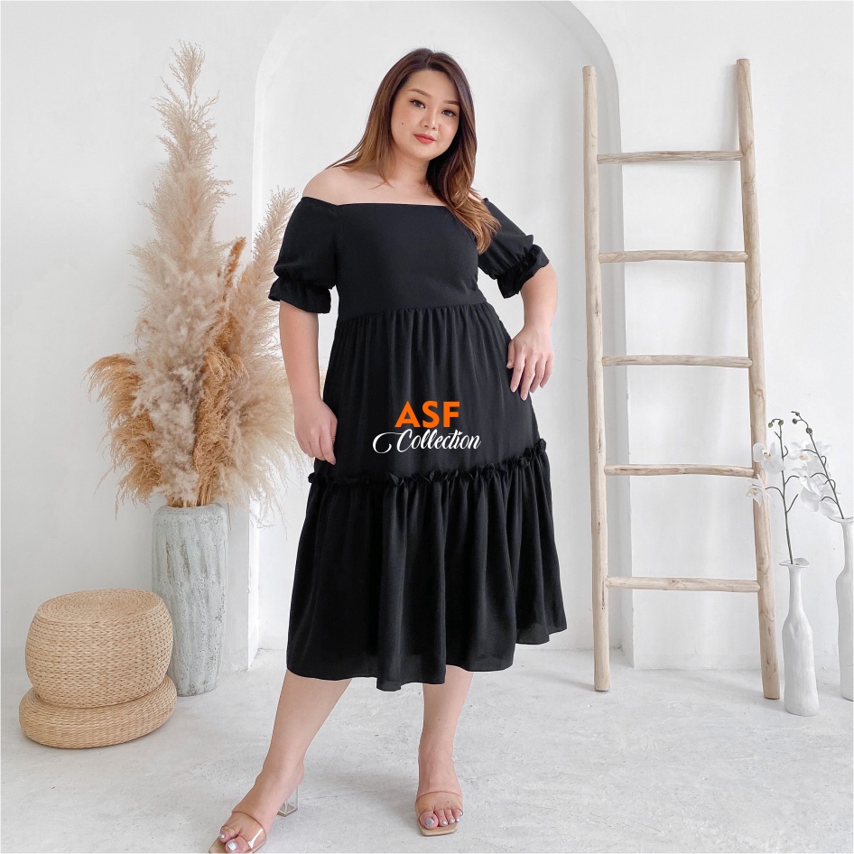 Dress Alessia Wanita Jumbo|Dress bodycon maxsi casual pesta party|Dress sabrina big size|Dress Sabri