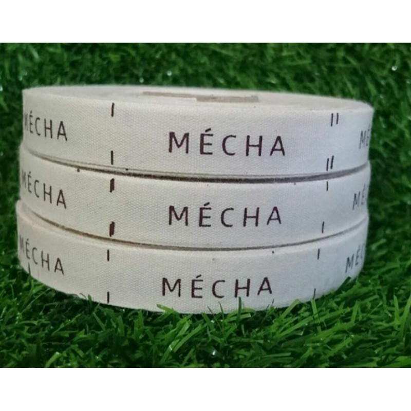 

Label Hijab / Label Baju / Label Masker Bahan Katun 1.5 Cm/1 Roll Cream & BW (min.order 200 pcs)