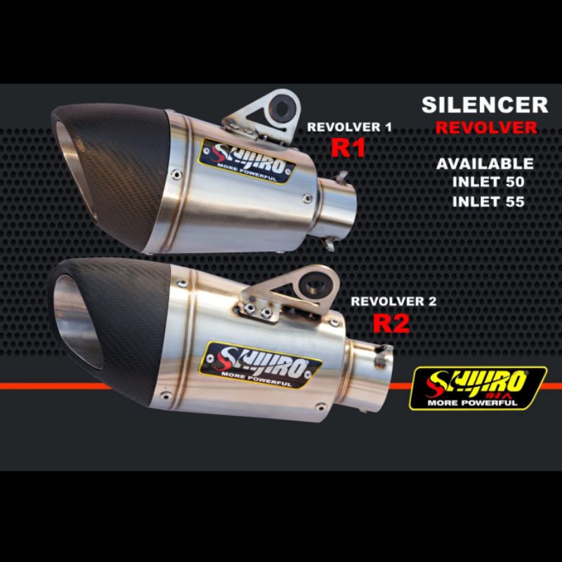 Silencer only SHIJIRO Racing Original type REVOLVER
