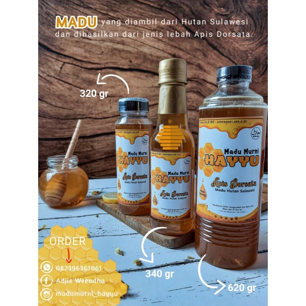 

MaduMurniHayyuDorsata620gr