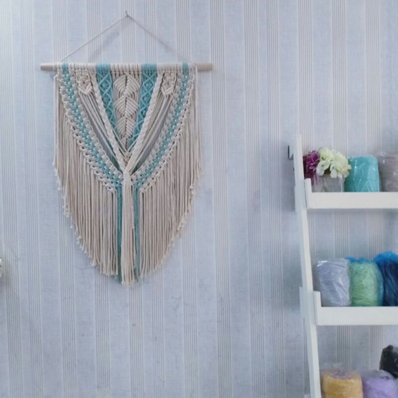 Macrame wallhanging hiasan dinding