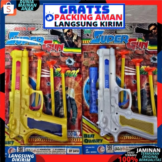 Mainan Pistol Peluru Karet Menempel di Kaca Tembakan Ketapel anak anak Murah