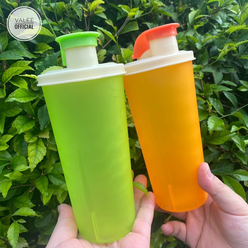 Gelas Tutup Plastik Pepino / Tumbler Colorful Tutup Flip Top 450 ML - Souvenir Ulang Tahun