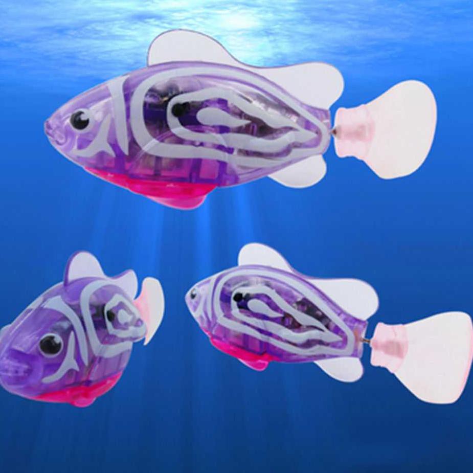 Ready '➳ MAINAN IKAN BERGERAK MURAH ELEKTRIK ROBOT FISH DAPAT BERGERAK DI AIR OTOMATIS TANK 1 PCS Se
