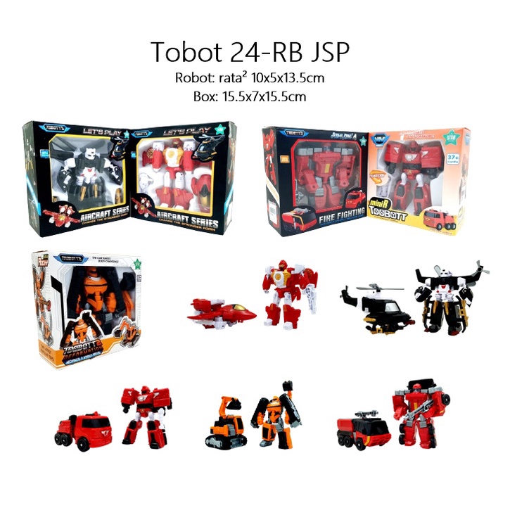 Mainan Robot Anak Tobot Tobot 24-RB JSP