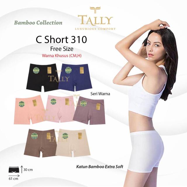 TALLY CD CELANA SHORT 310 | KATUN BAMBOO | FREE SIZE | FIT L