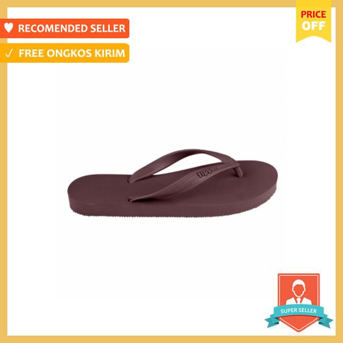 Sandal Fipper Basic / Sendal Jepit / Sendal Pantai Havana Brown - Sepatu Pria - Sandal Pria