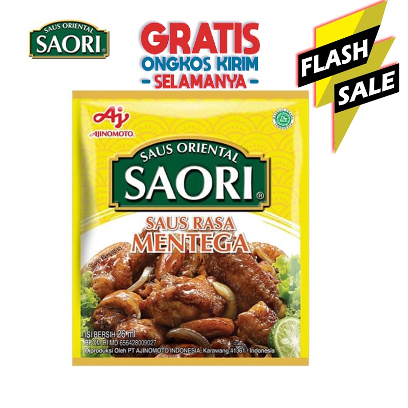 

SAORI Saus Mentega Sachet 26 ml Bumbu masak instant
