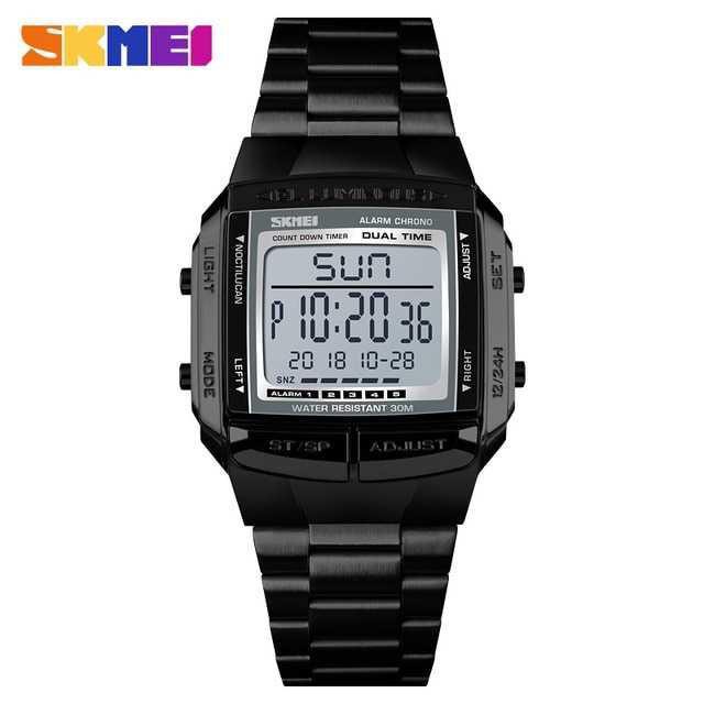 SKMEI Jam Tangan Digital Pria - 1381 [Hitam]