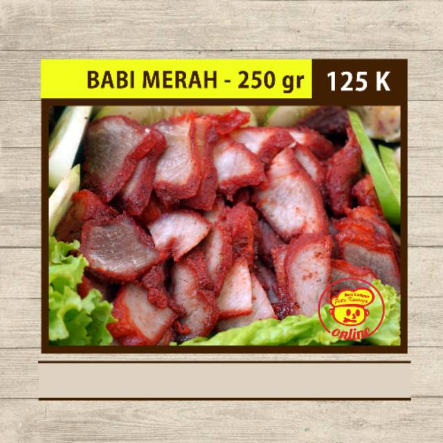 

Chasiu Babi Merah Putri Kenanga 250 gr