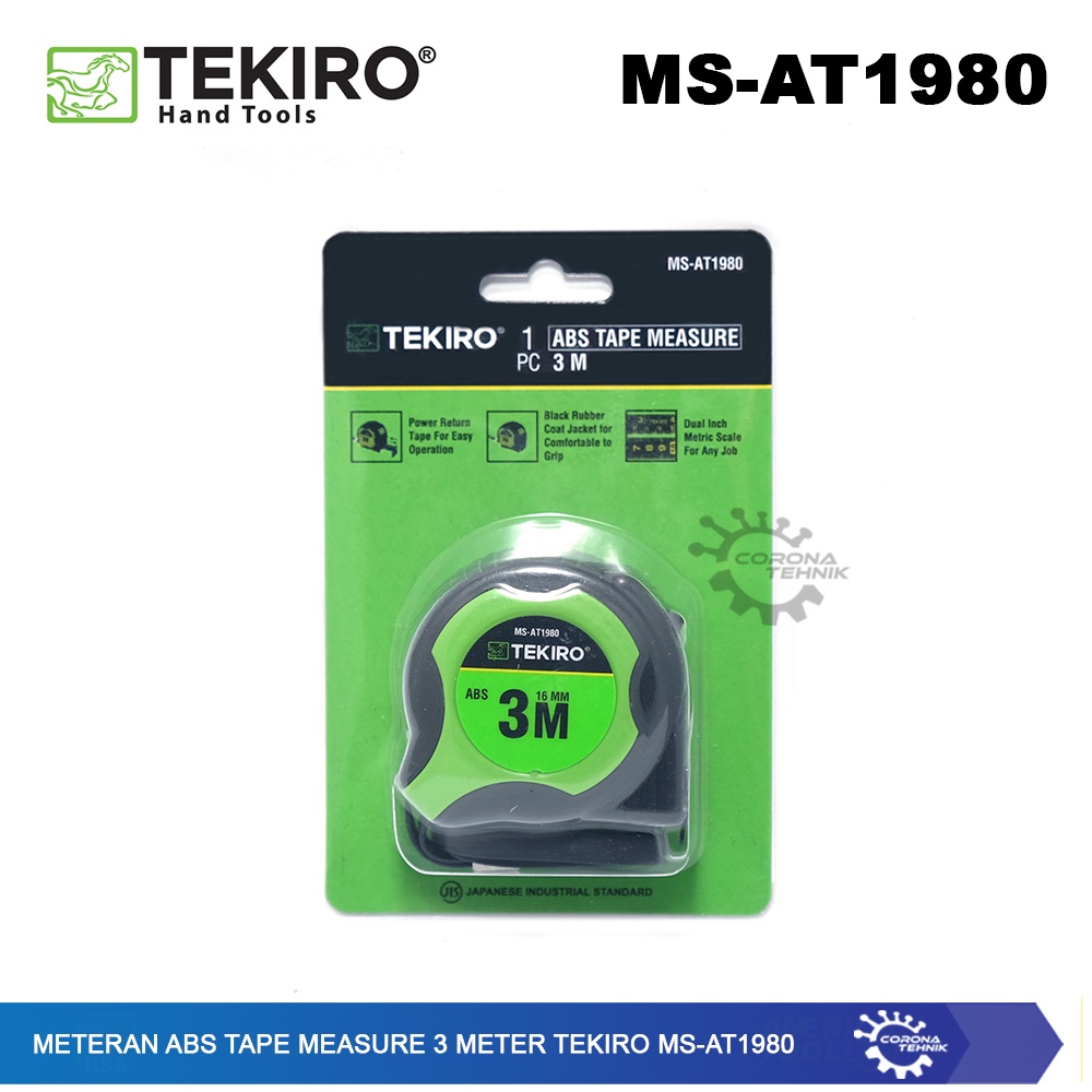 Tekiro - Meteran ABS Tape Measure 3 Meter - MS-AT1980