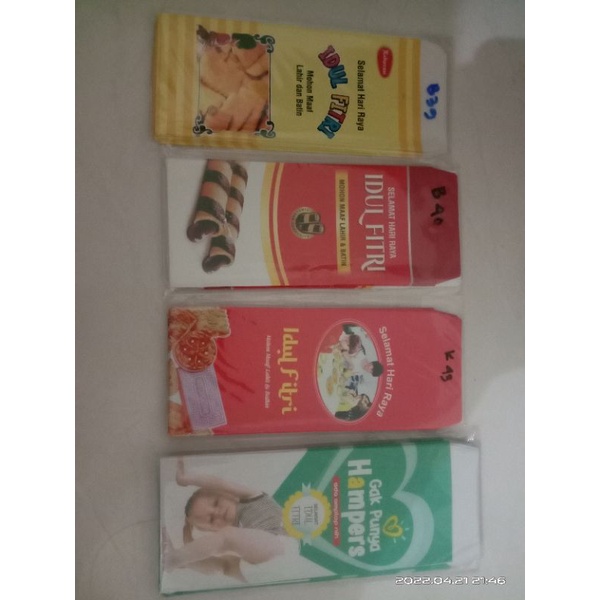 

amplop lebaran besar edisi snack