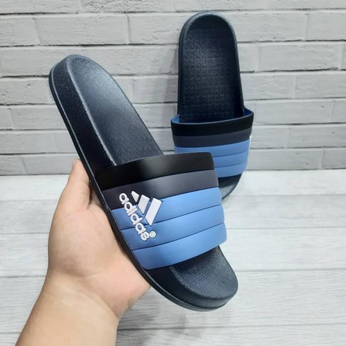 Sandal Adidas Adilette Slide Motif Blue Import