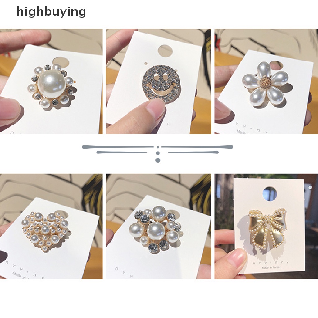 Hbid Bros Bahan Alloy Dengan Mutiara + Berlian Imitasi Untuk Wanita