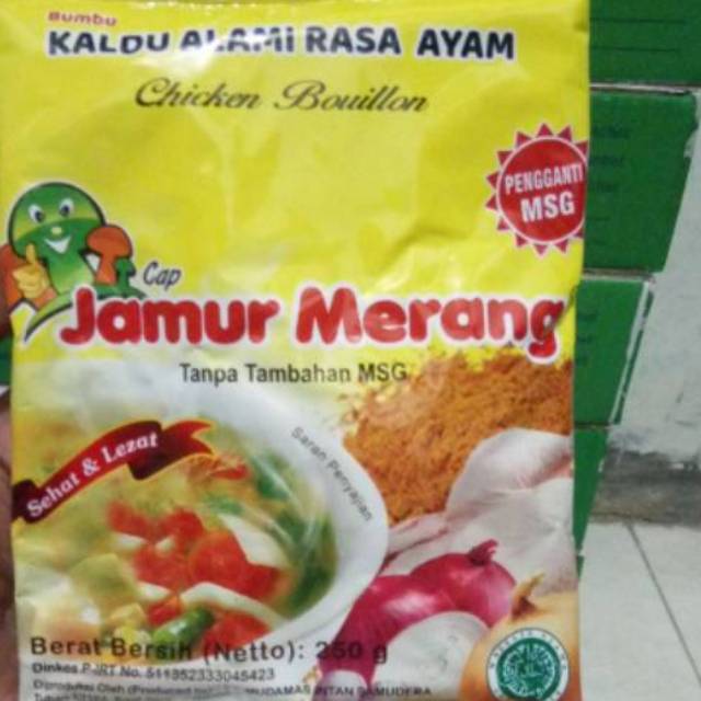 

Kaldu alami jamur rasa ayam 250gram