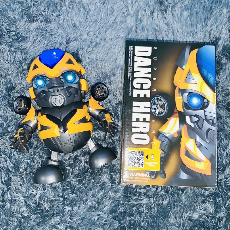 MAINAN ROBOT AVENGER DANCE HERO  BUMBLEBEE  PENARI SUPER HERO DANCING