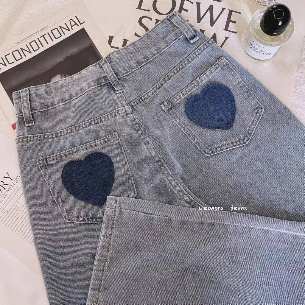 celana jeans wanita kekinian boyfriend jeans highwaist