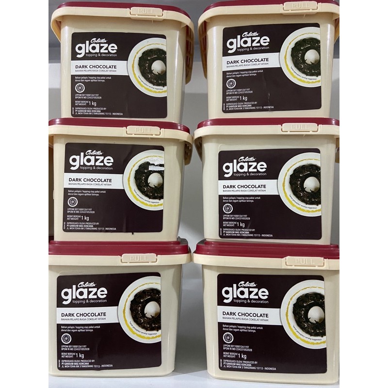 COLATTA GLAZE DARK CHOCOLATE 1 KG