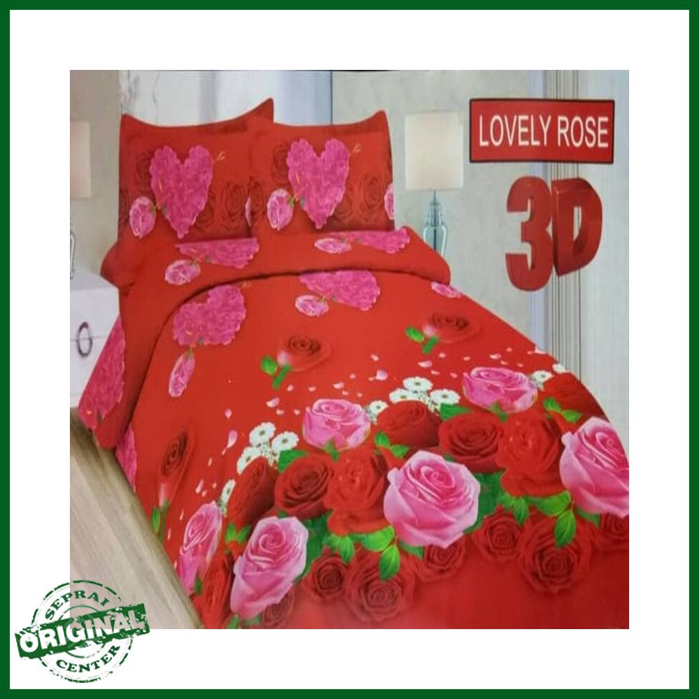 SEPRAI / SPREI BONITA 160X200 LOVELY ROSE
