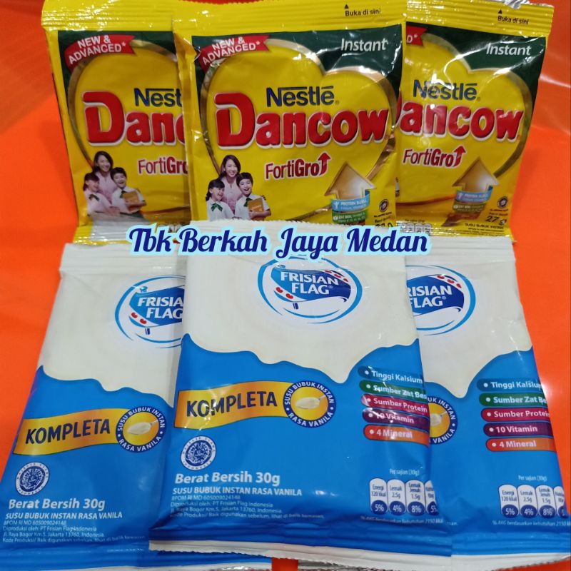 

Susu Bubuk Dancow 27gr, 3pcs/Bendera Kompleta 27gr