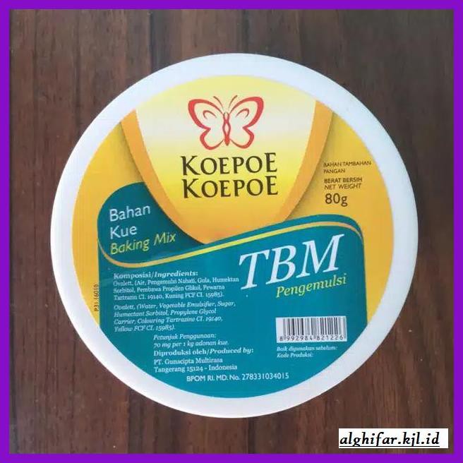 

Redwop-Gnikab- Tbm Koepoe Koepoe 80Gr Pengemulsi/Tbm Cap Kupu Kupu 80Gr Besar -Hallall.