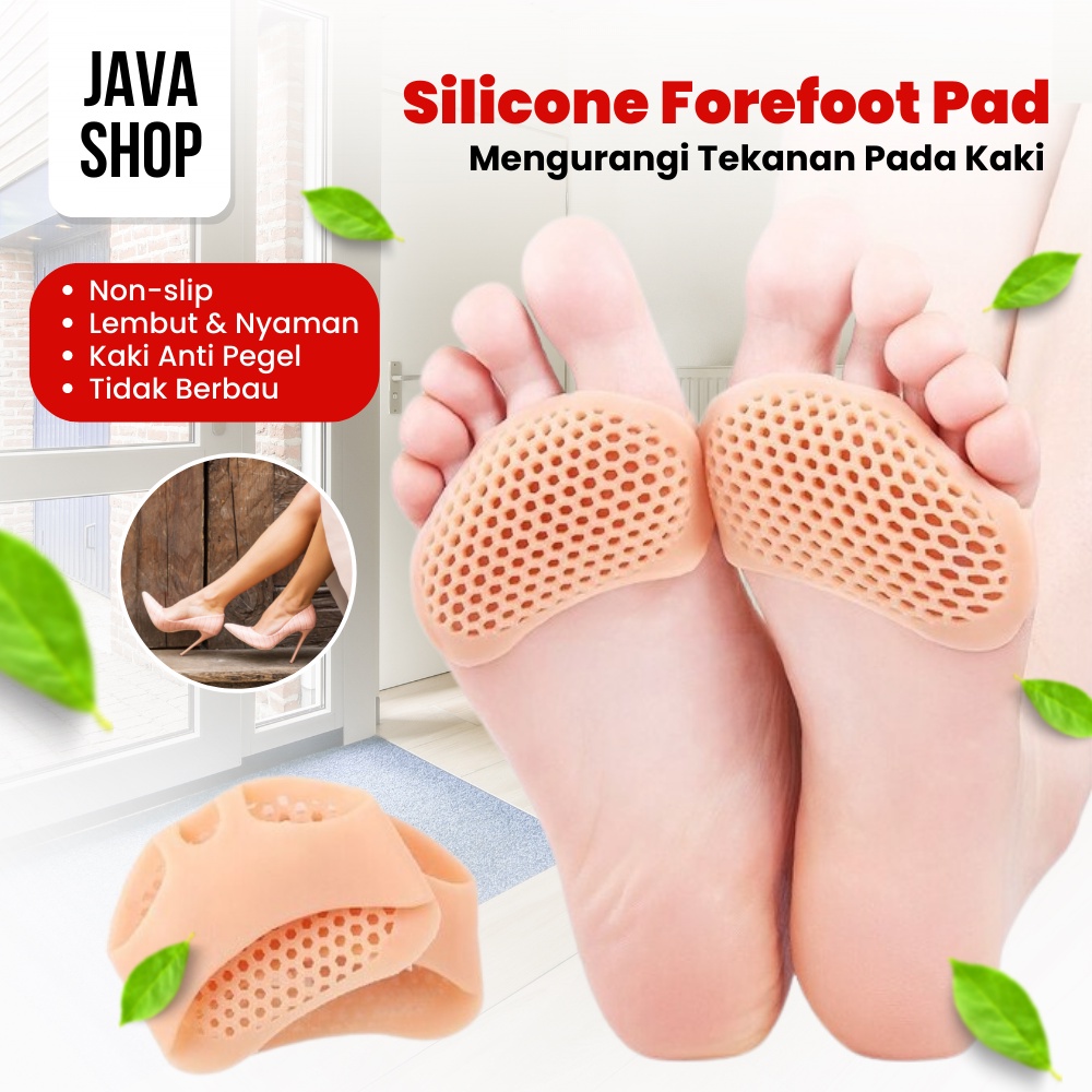 JAVASHOP Bantalan Kaki Silikon Pelindung Telapak Kaki Silicone Forefood