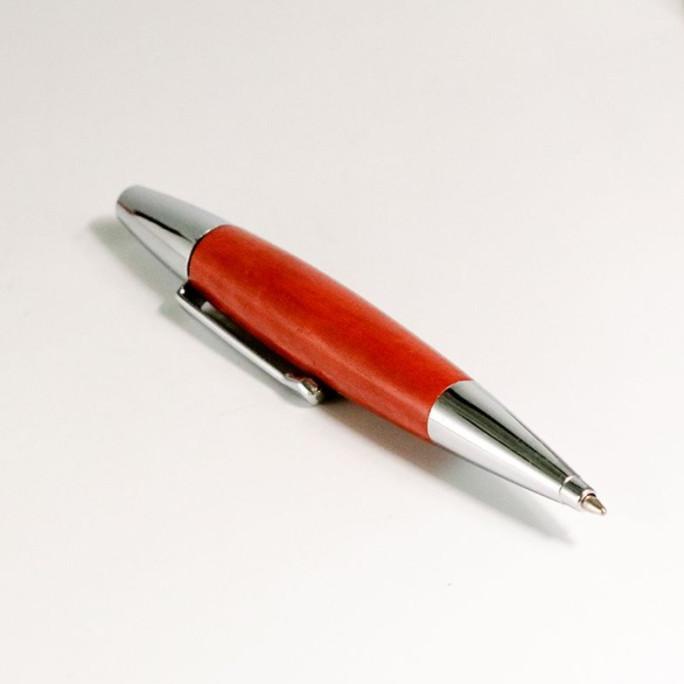 

}}}}}}] Top Red Willow Wood Silver Chessboard Twist Trim Fat Ballpoint Pen Wri