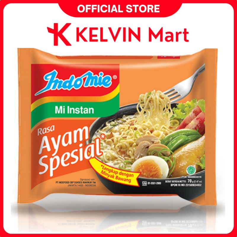 

Indomie Mie Instan Ayam Spesial Pck 68g | KELVIN Mart