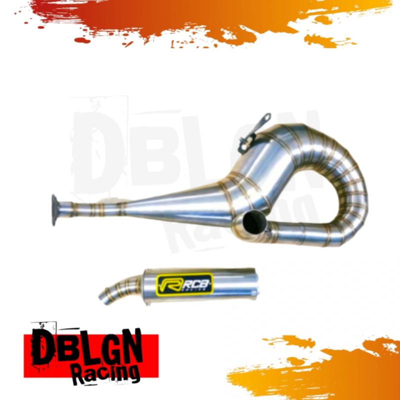 Knalpot VESPA PS PX EXCEL rcb stainless