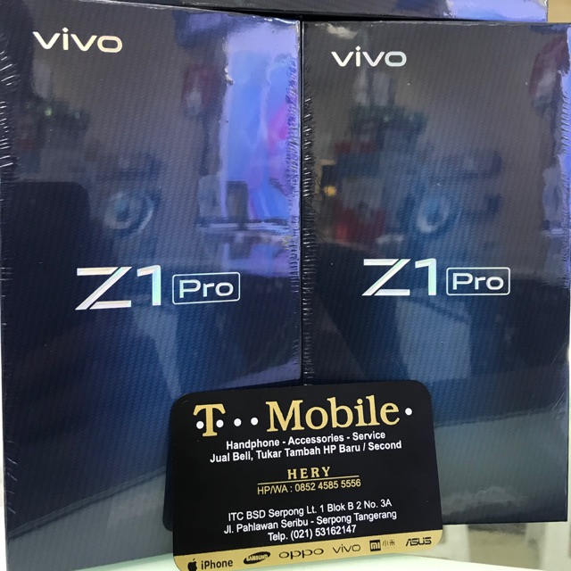 VIVO Z1 PRO RAM 6GB 128GB (VIVO 1918) - SONIC BLACK - SNAPDRAGON 712, ULTRA O SCREAN, GARANSI RESMI