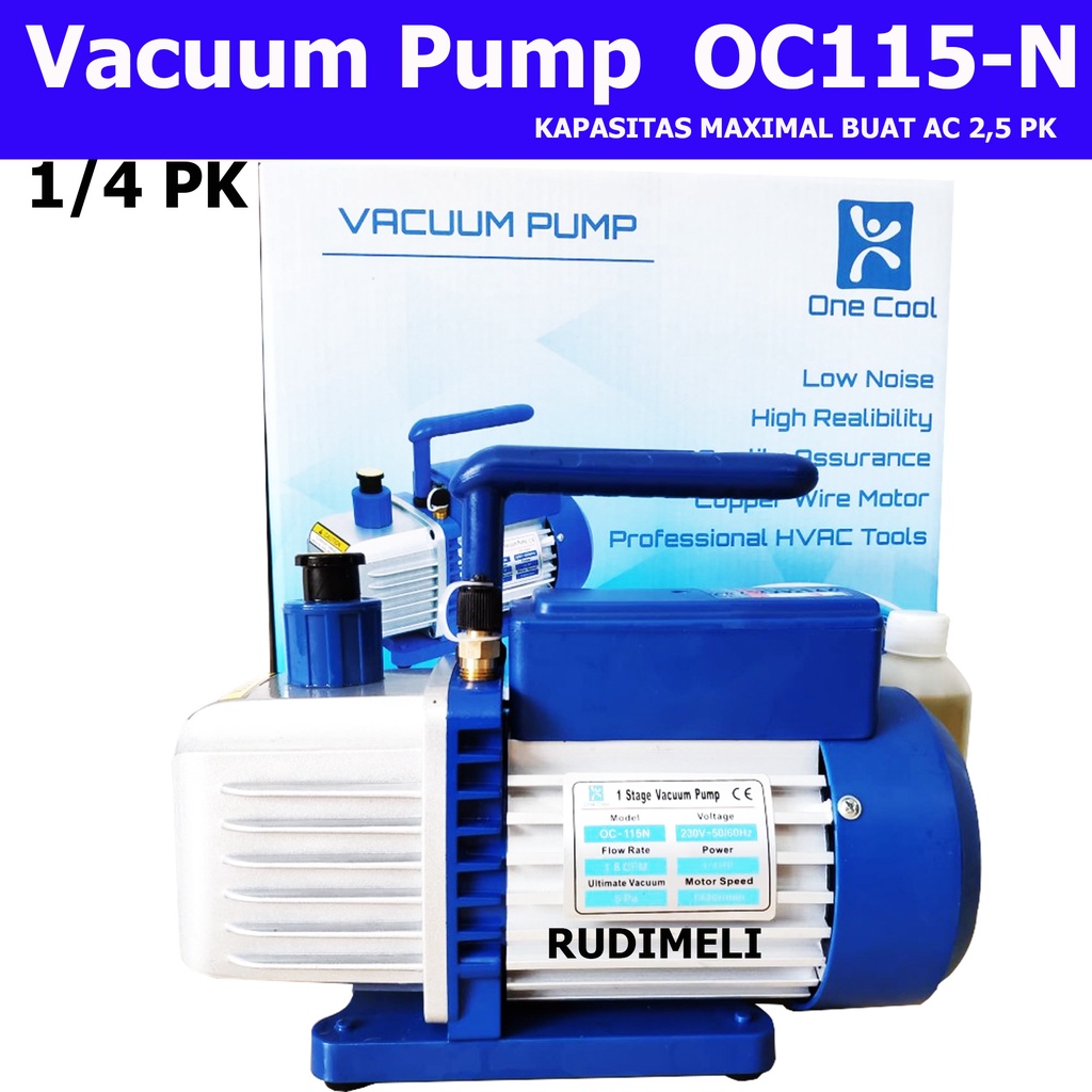 VACUM PUMP AC 1/4PK VACUUM PUMP MOBIL KULKAS OC 115N ONE COOL