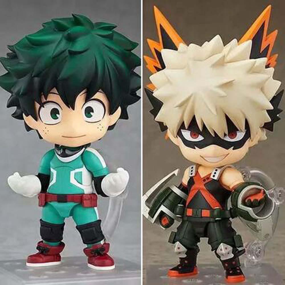 AUGUSTINA Action Figurine Miniatur 1pcs Bakugo Katsuki Ornamen Rumah Figure Age of Heroes Midoriya Izuku Model Anime