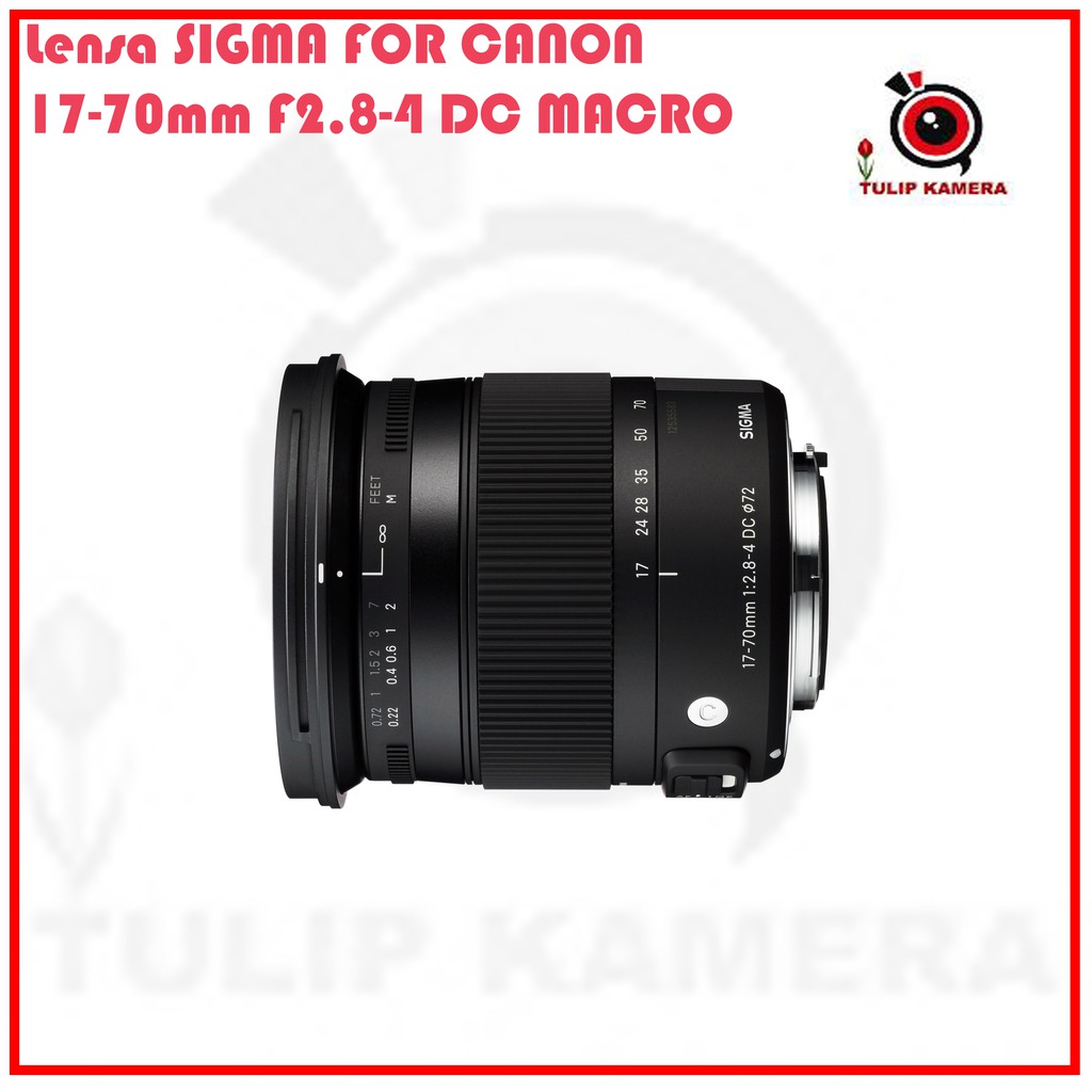 Sigma For Canon 17-70mm F/2.8-4 DC Macro OS HSM | C  Sigma 17-70mm F/2.8-4