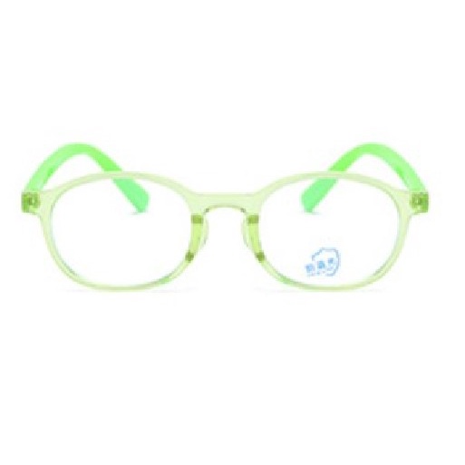 Kacamata Anak Perempuan & Laki Laki Anti Radiasi Terbaru Lentur Lensa Bening Murah Lucu Anti Patah-6. Trans Hijau