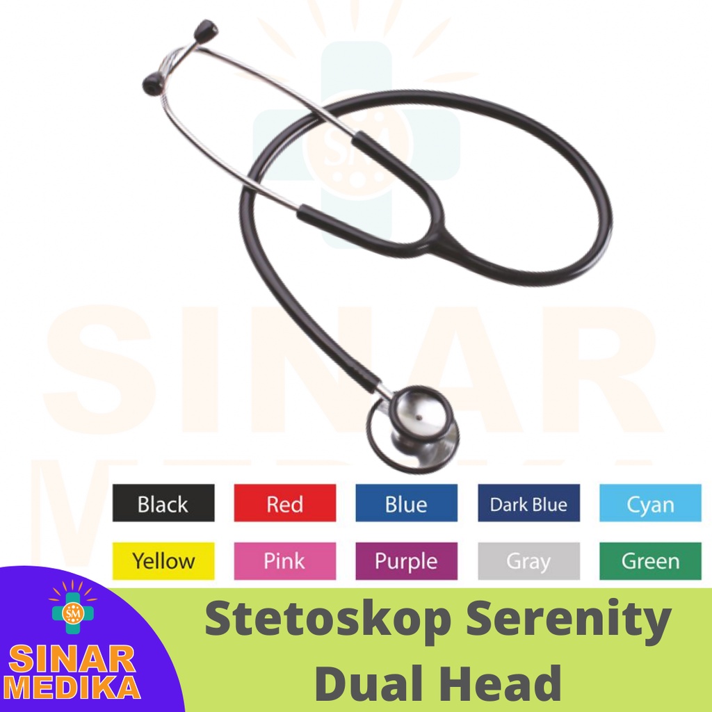 STETOSKOP SERENITY Dual head bisa bell dan membran