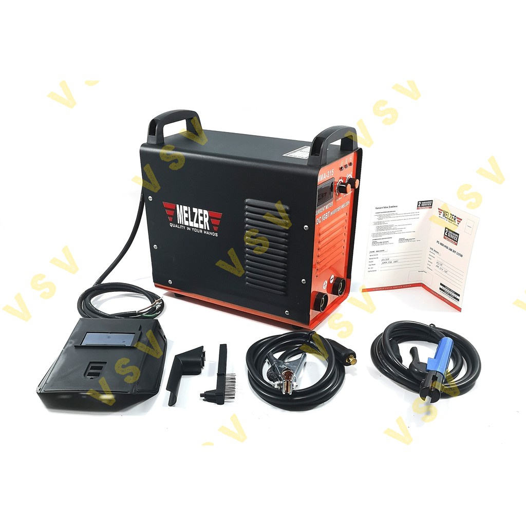 Melzer Mesin Las MMA315A IGBT Trafo Las Mesin Las inverter Welding