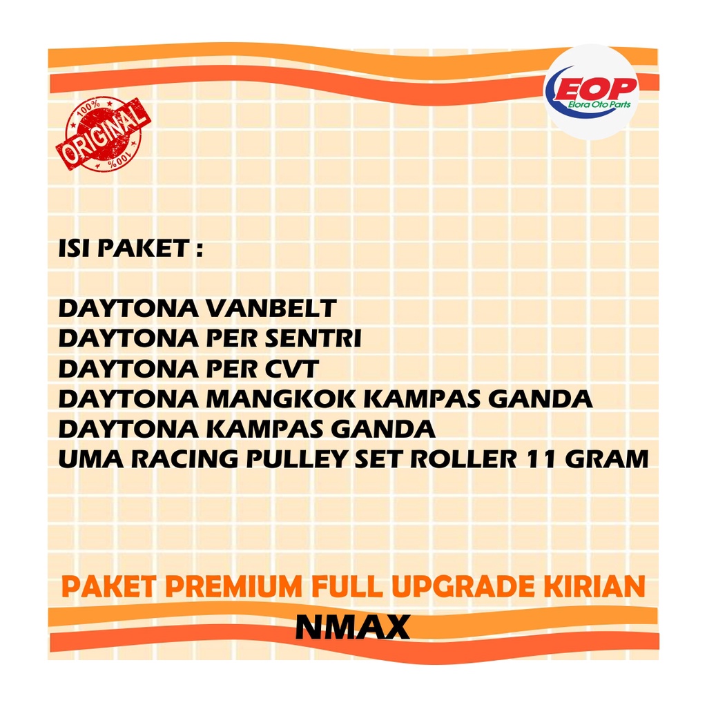 PAKET PREMIUM FULL UPGRADE KIRIAN NMAX NEW