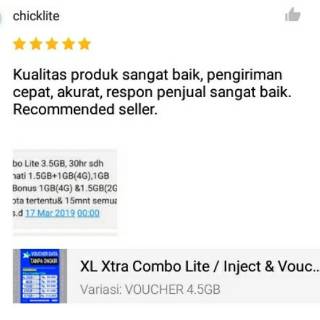 Harga Preferensial Xl Xtra Combo Lite Voucher Inject Xtra Combo