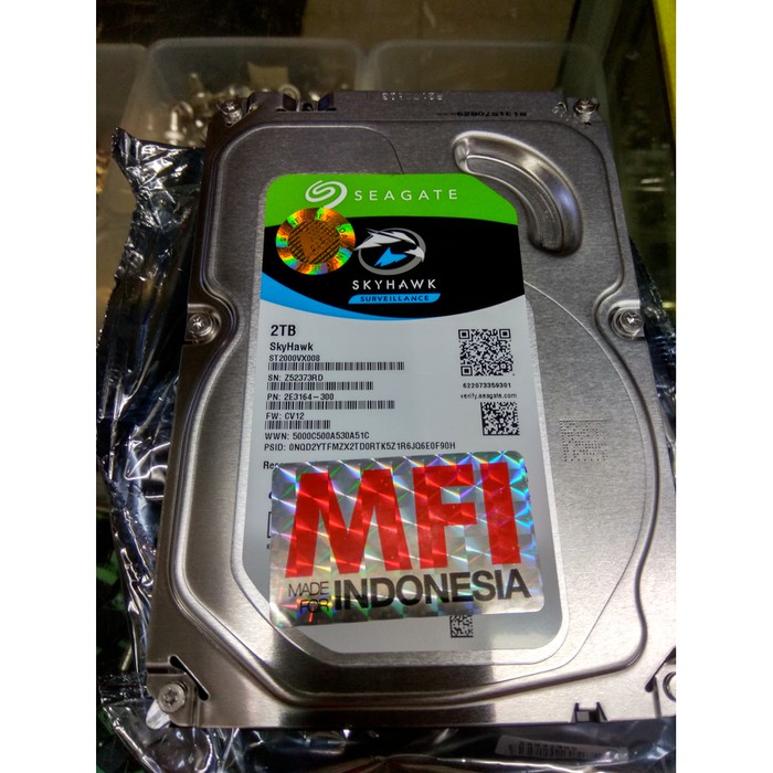 hardisk seagate 2tb survelance original garansi mfi