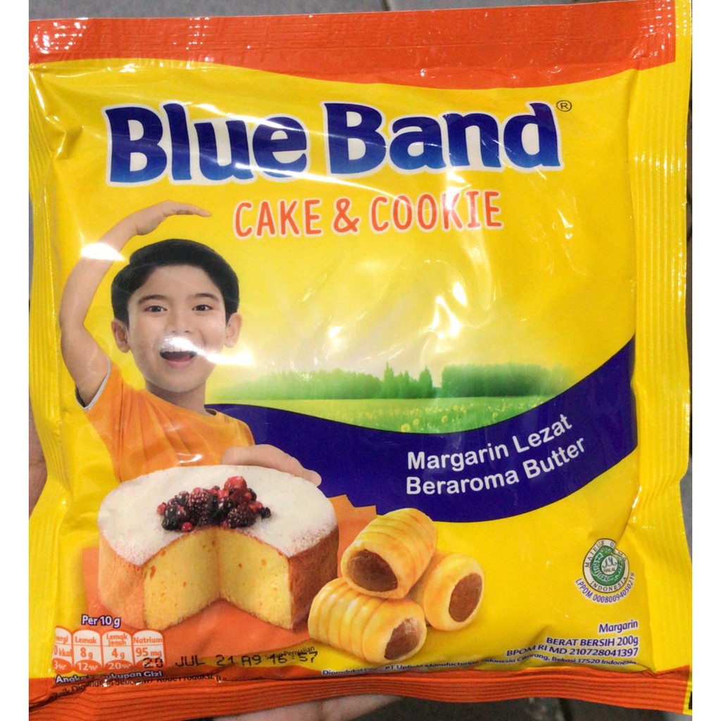 

Blueband sachet 200gr serbaguna / cake cookies forvita royal palmia filma 200g sachet saset