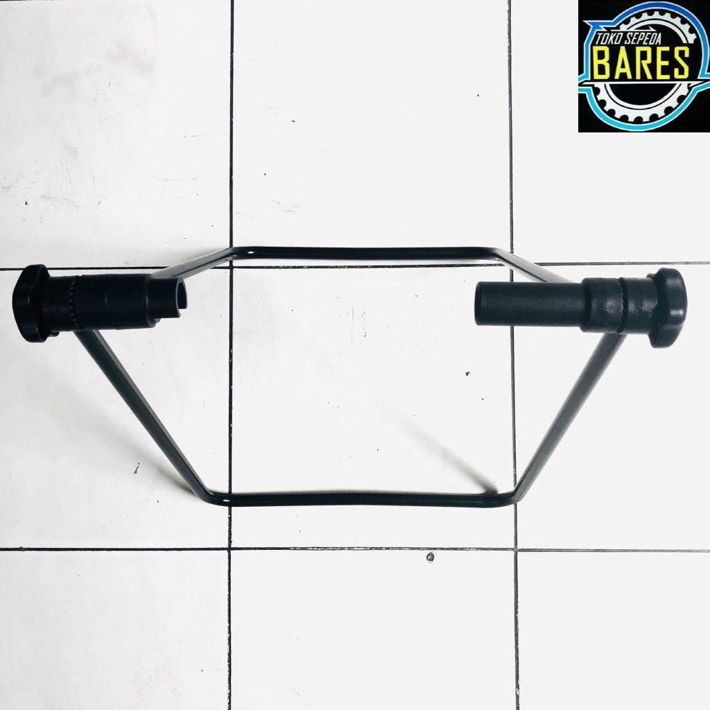 Paddock / Standar Jagang Segitiga Sepeda New Hedgreen FX Double Alloy