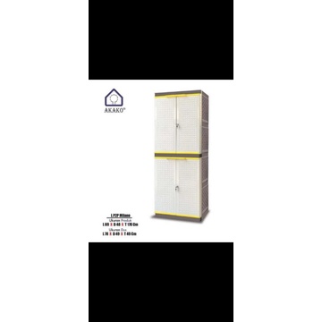 LEMARI PLASTIK 4 SUSUN JUMBO RAK AKAKO